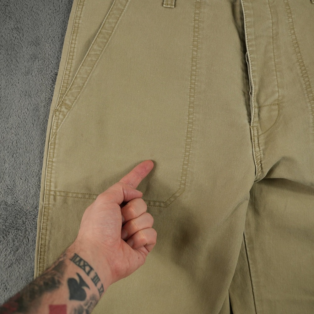 American Eagle Outfitters Pants Mens 33x30 Button Fly Work Field Vintage Y2K - Picture 12 of 13